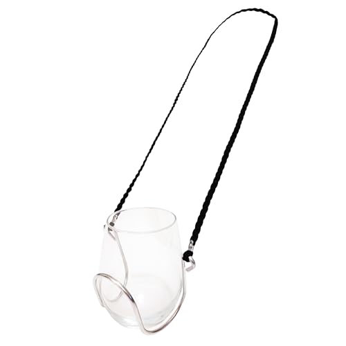 Wine Glass Holder Necklace - Portable Wine Glass Holder Necklace for Tastings and Festivals | Adjustable Fit for All Glass Types Including Stemless Wine Glass | Enjoy Hands-Free Convenience Anywhere!