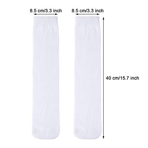 Geyoga 8 Pairs Blanks Polyester Sublimation Socks 15.7 Inch Personalized Printable Athletic Socks for Men Women People DIY Gifts Party Favors Decoration Supplies2