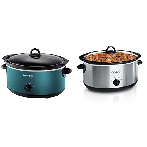 Crock-Pot 7 Quart Slow Cooker and Food Warmer Bundle