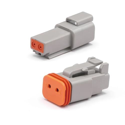 Conector DT hermético serie Wire Socket Plug de 2 pines para sellado seguro de cables 4