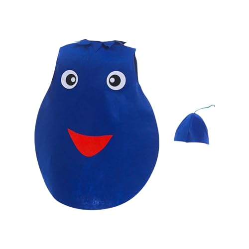 LOVIVER Costume de Cosplay de Myrtille pour Enfants, Costume de Fruit Confortable, pour se déguiser, fête