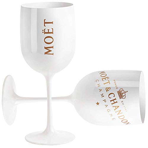 Bicchiere champagne Moët & Chandon Ice Imperial in plastica (White, 2)