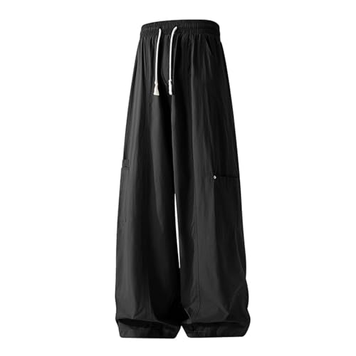 Pantalon largo deporte hombre fino y pantalones casuales ligeros de verano para diario.