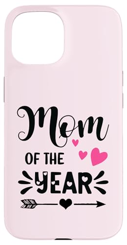 Moms Favorite Mom of the Year Award Mum Daughter Mothers Day �X�}�z�P�[�X iPhone 15 �p