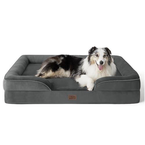 Bedsure Orthopedic Dog Bed for Extra Large Dogs - XL Washable Dog Sofa Bed Large, Supportive Foam...
