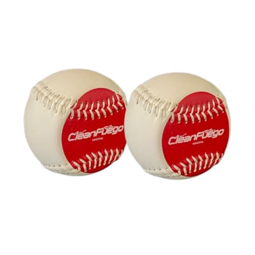 CleanFuego Starter 2 Pack Baseball Leather Spinners - Pitching Training - Spin Training - Throwing Tool