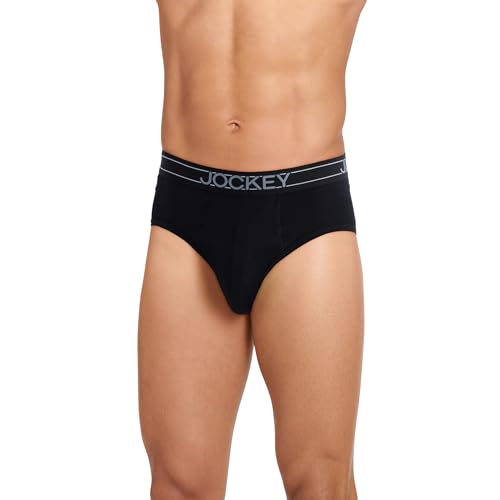 Jockey Men's Underwear Lightweight Cotton Blend Brief - 5 Pack2