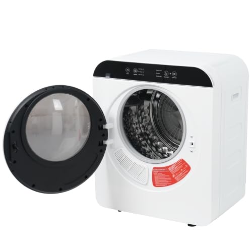 Secadora inteligente con doble esterilización y montaje en pared 4,5 kg capacidad 6 programas doble dirección de giro de 180 min temporizador seguro para niños innovador secador de aire con manejo