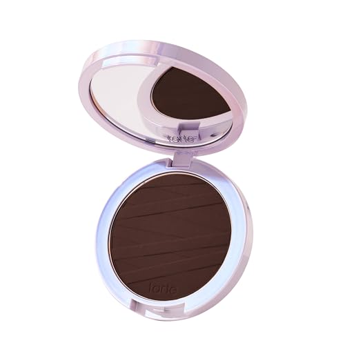 Image of tarte face tape pressed powder - Medium-Coverage Waterproof Powder with Hyaluronic Acid, Snow Mushroom & Peptides to Smooth & Set Makeup, Lightweight, Vegan & Cruelty Free