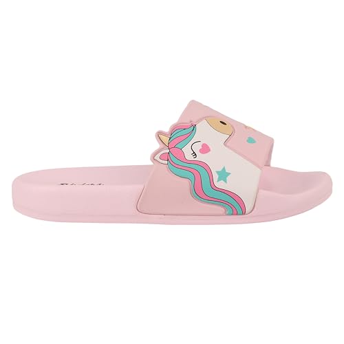 Image of WELCOME Unisex-Child Kids Flip-Flop Soft Comfortable Indoor & Outdoor Slippers Stylish Non-Slip Slide Home Casual Chappals For Boys & Girls