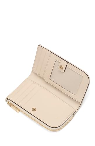 kate spade new york Devin Spade Flower Jacquard Small Slim Bifold Wallet, Natural Multi2