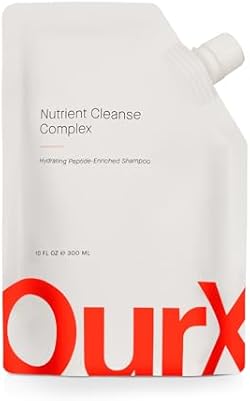 OurX | Nutrient Cleanse Complex | Hydrating Shampoo for Textured Hair | Phyto-Peptides and Squalane | Moisturi
