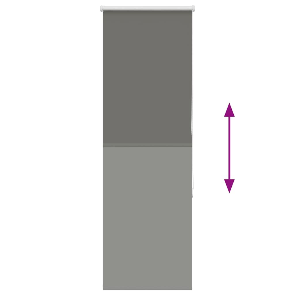 Roleta zaciemniająca, szara, 50 x 150 cm, szerokość materiału poliestrowego 45,7 cm, ochrona przed wzrokiem i wysoką temperaturą, mocowanie zaciskowe bez wiercenia i wkręcania, idealna do