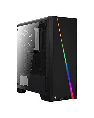 Aerocool Cylon Mid Tower Case – RGB PC Gaming Case with 1 x 1200mm...