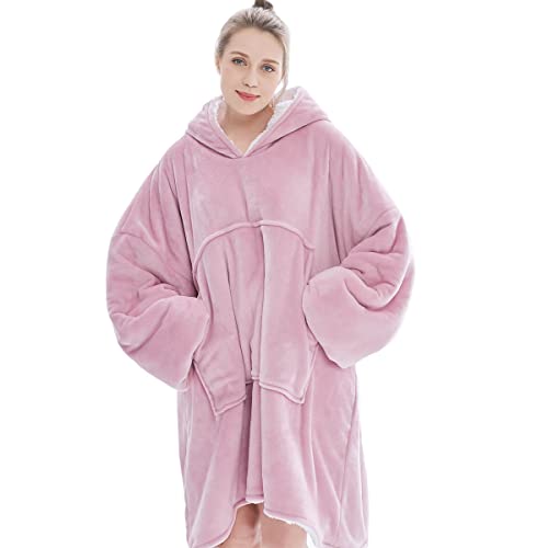 FELOVE Übergroße Hoodie Sweatshirt, Original Decke Sweatshirt, super weiche gemütliche warme komfortable Riesen-Hoodie, Geeignet Kapuzenpullover für Erwachsene, Männer, Frauen, Jugendliche