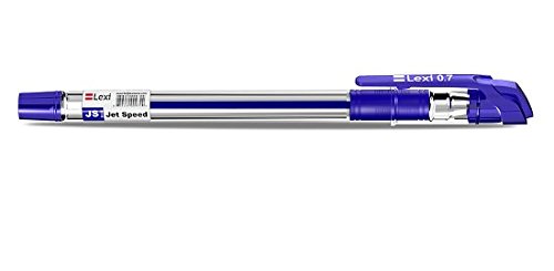 Lexi 10 x JETSPEED PEN Ball Point BLUE smooth writing pens