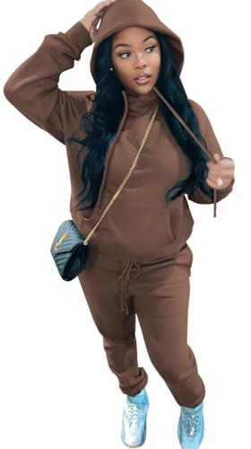 Yeshire Womens 2 Piece Sport Outfits Pullover Hoodie Sweatpants Set Joggers Casual Tracksuits Jumpsuits