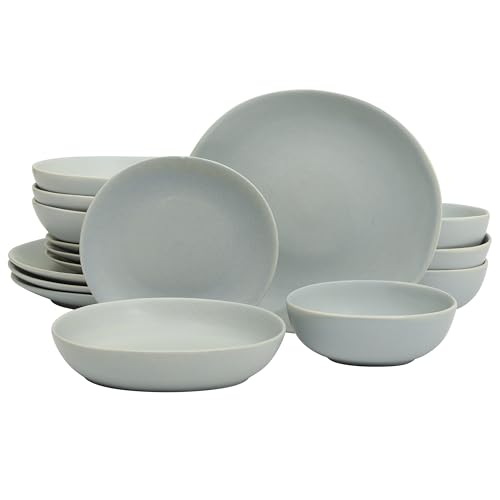 Gibson Elite Zion Mist 16-Piece Dinnerware Set