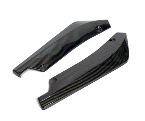 汎用カナード プロテクター アンダーフラップ リアバンパー スプリッター S13 S14 S15 JZX100 180SX 86BRZ等にドリ車BNRカーボン柄