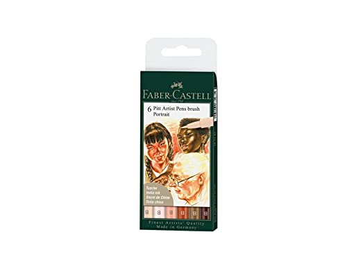 Crayons de couleur Faber-Castell : boîte en papier de 6 fournitures de dessin