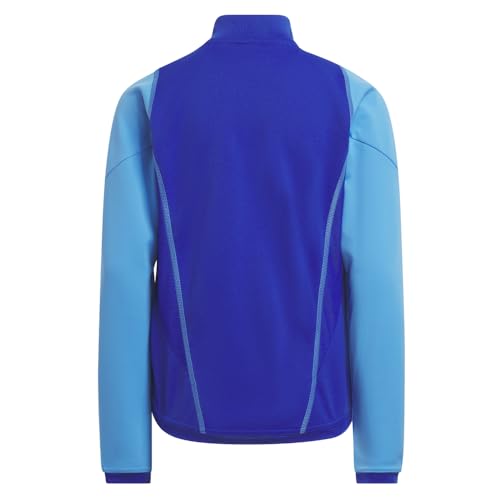 adidas Kids Boys Tiro23 Competition Quarter Zip Soccer Cleats Moisture Wicking - Blue2