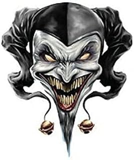 Airbrush Jester Hard Hat Sticker Decal Helmet Sticker Decal High Quality Vinyl - Made in USA 2 in. x 2.5 in.