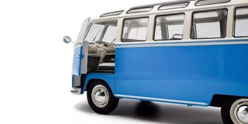 Solido Volkswagen T1 21 Ventanas 1:18 Azul/Blanco miniatura 2