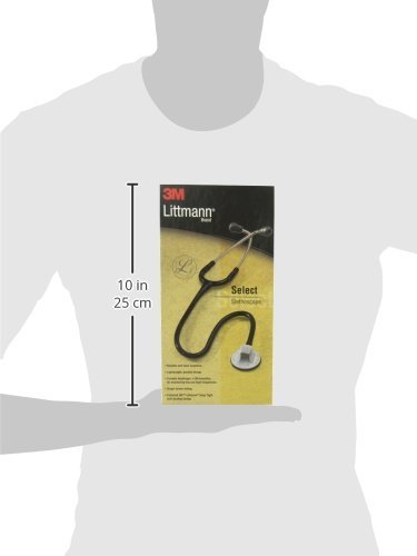 3M Littmann Select Stethoscope, Black Tube, 28 inch, 2290