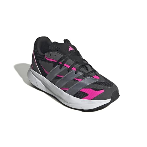 adidas Unisex-Kids Lightblaze, Black/Iron Metallic/Lucid Pink, 73
