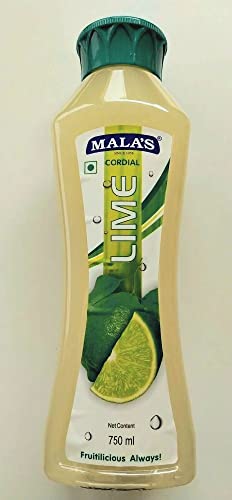 Image of Mala's, Lime Cordial, 750 Millilitre, Liquid