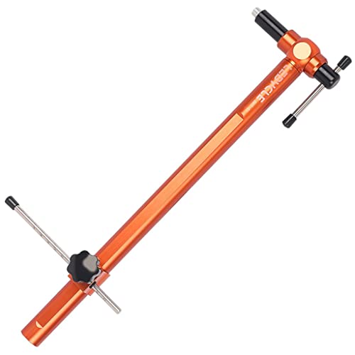 Ausrichtungswerkzeug für Fahrrad-Schaltaugen, Ausrichtungsmessgerät für Schaltaugen, Messgerät aus Aluminiumlegierung, Fahrrad-Reparaturwerkzeugzubehör für Fahrräder, MTB, Mountainbike, Schwarz