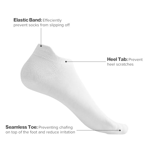 Image of 2 Pack Ankle Socks Women's Thin Athletic Running Low Cut No Show Socks With Heel Tab