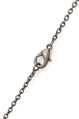 Smoked Bronze 30" Chain (Essential Oils) Diffuser Locket Necklace