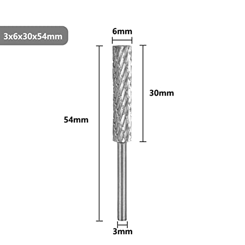 Lime rotative à tige double coupe de 6mm pour ébavurage propre et rapide - 2