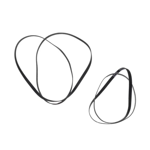 BUGUUYO 2pcs Gt2 Closed Loop Timing Belt 6mm Synchronous Belt 3d Printer Parts