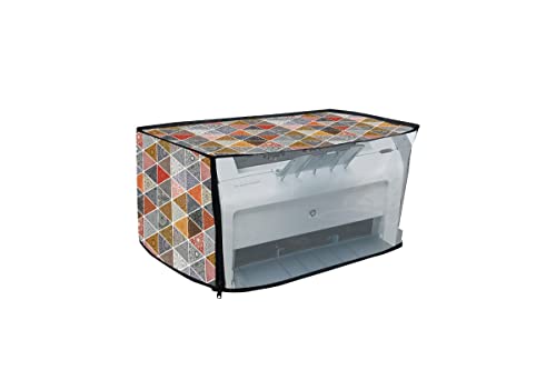 Image of Printer Cover for HP Laserjet M1020 Plus Printer with Zipper for Dust Protection( Tringle Coloured)- Size (15x8.5x9.5Cm )