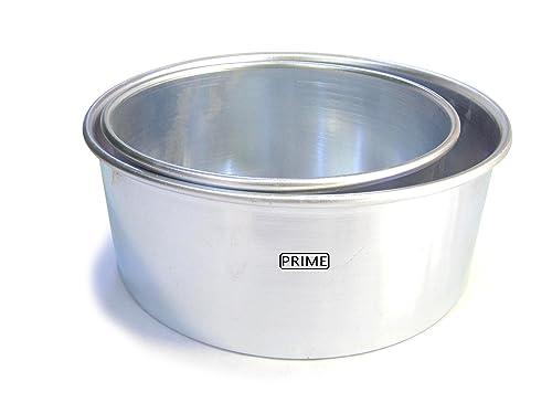 Image of Prime Bakers and Moulders Aluminium Mini Cake Baking Mould Set of 2
