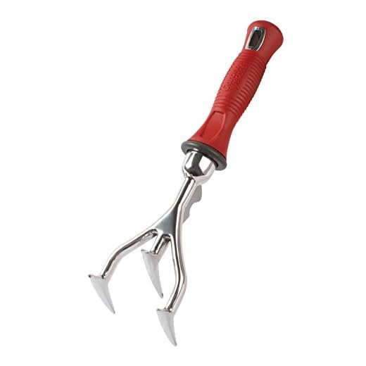 Garden Weasel Tiller – Till & Cultivate with Ease! – Features Dependable Aluminiron Construction, Non-Slip Comfort Grip, Two-Sided Prongs