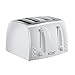 Produktbild Russell Hobbs 21650 Glanz/Matt Texturen 4 Scheibe Extra Wide Toaster - Weiß