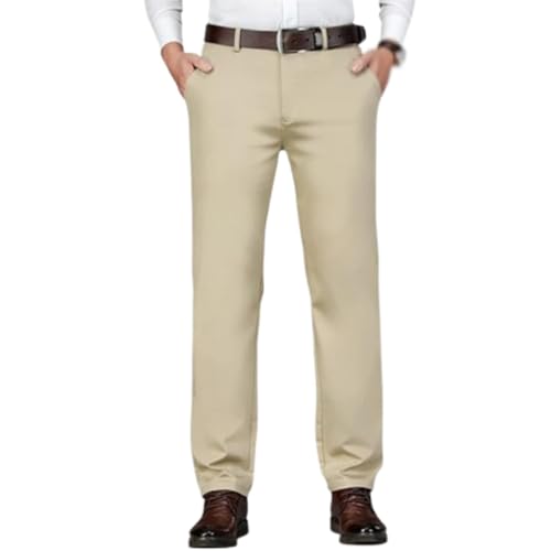 Silamone Timeless Stretch Pants, Timelessflex - Men's High Stretch Straight Fit Pants, Men Casual Golf Business Slacks