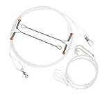 Crappie Rigs Size # 6, 12 Packs for Live Bait Panfish Fishing, Gold Aberdeen Hooks & Bottom Snap, Ideal for Crappie & Panfish