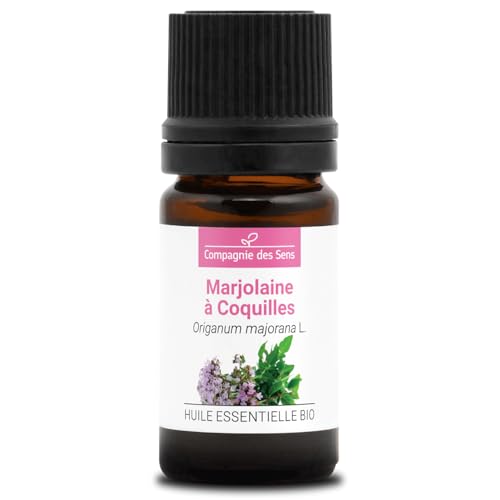MARJOLAINE À COQUILLES BIO - 5mL - Huile Essentielle de Qualité Premium - 100% Pure, Naturelle, garantie ChromaCert® - Chémotypée & Intégrale