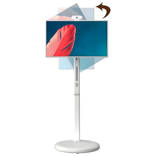 AETEREOS Pantalla Inteligente PortáTil De 27/32 Pulgadas, Monitor TáCtil Giratorio, BateríA Integrada, Soporte De TV MóVil, Alta Ram, para Fitness, Juegos Y Uso Al Aire Libre, 8G+128G 32'