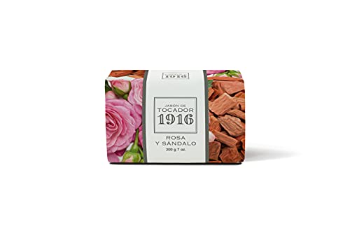 1916 - Jabón de Tocador, Rosa & Sándalo, Pastilla Jabón, 200 gr Cover