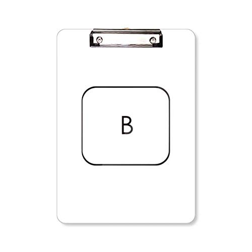 Clavier Symbol B Porte-bloc stable et plaque de support A4 anti-feuilles volantes