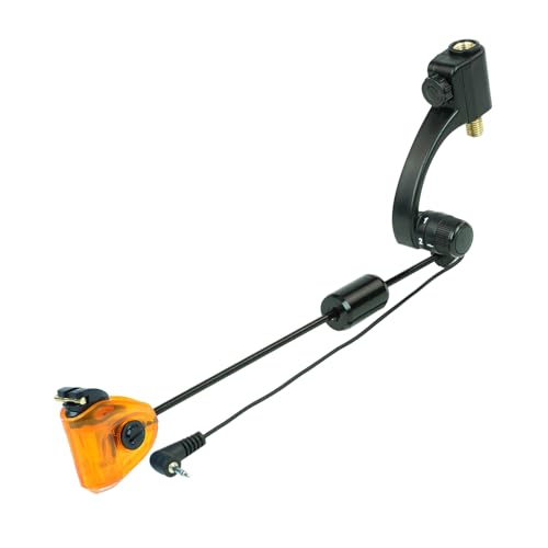 Hirisi Tackle Karpfenangeln Swinger 4 Farben Led Lichter Swinger Bissanzeiger AngelzubehöR Einstellbare ElastizitäT 2 StufenMit Schnellkupplung (FBA-B2045-Orange)