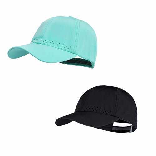 Image of HH HOFNEN Women Quick Drying Baseball Cap Sun Hat Unstructured Golf Hat