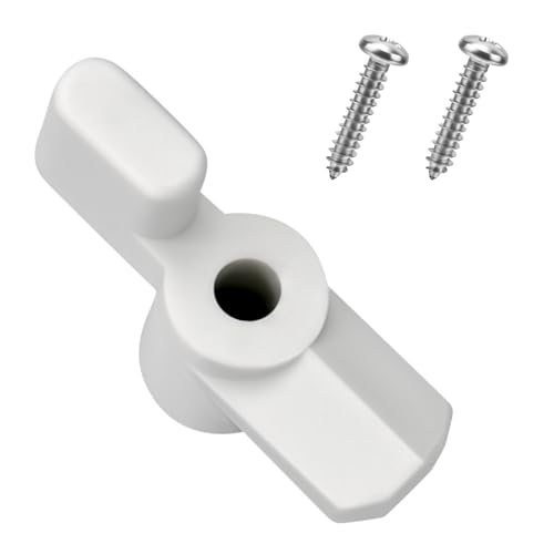 11825 Fold Down Rv Camper Door Holder Catch 1/4 Pop up Camper Door Latch for Camper Ceiling to Secure the Entry Door White Plastic Rv Door Stopper Replacement Parts
