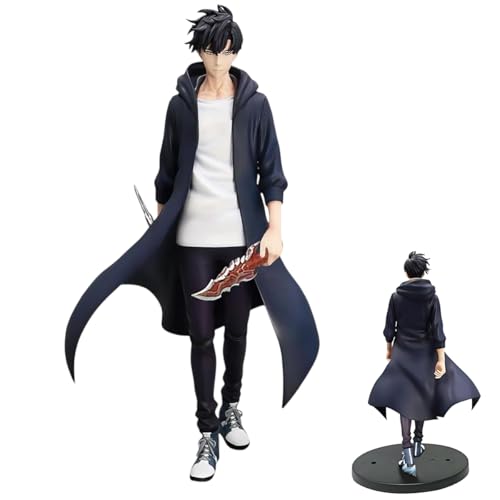 Sung Jin Woo Figure Statue Anime Collectible Action Figures Deskt...