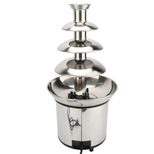 Fuente de chocolate eléctrica acero inoxidable 4 niveles miniatura 7